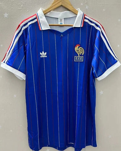 France 82/83 Home Retro Shirt - PLATINI #10