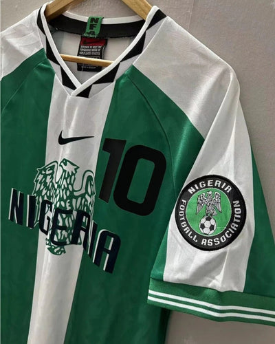 Nigeria 96/97 Home Retro Shirt - OKOCHA #10 (+Patches)