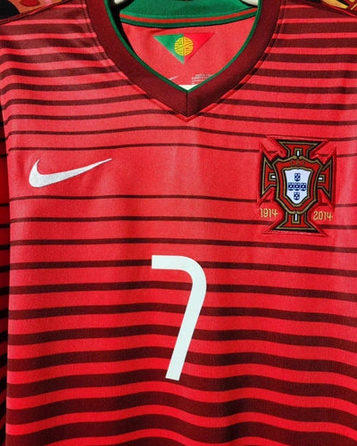 Portugal 14/15 Home Retro Shirt - RONALDO #7 (+Patches)