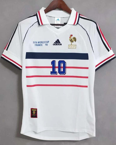 France 98/99 Away Retro Shirt -ZIDANE #10