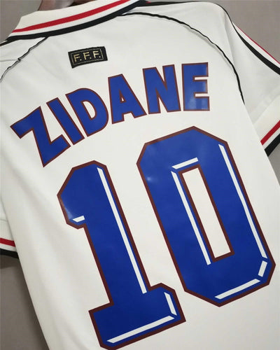 France 98/99 Away Retro Shirt -ZIDANE #10
