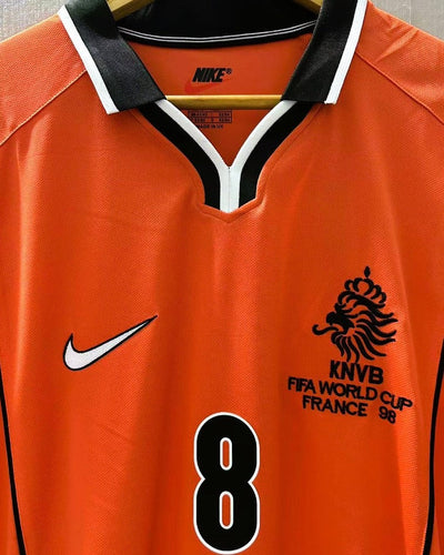 Netherlands 98/99 Home Retro Shirt - BERGKAMP #8