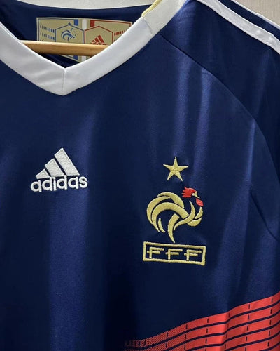 France 10/11 Home Retro Shirt - HENRY #12 (+Patches)