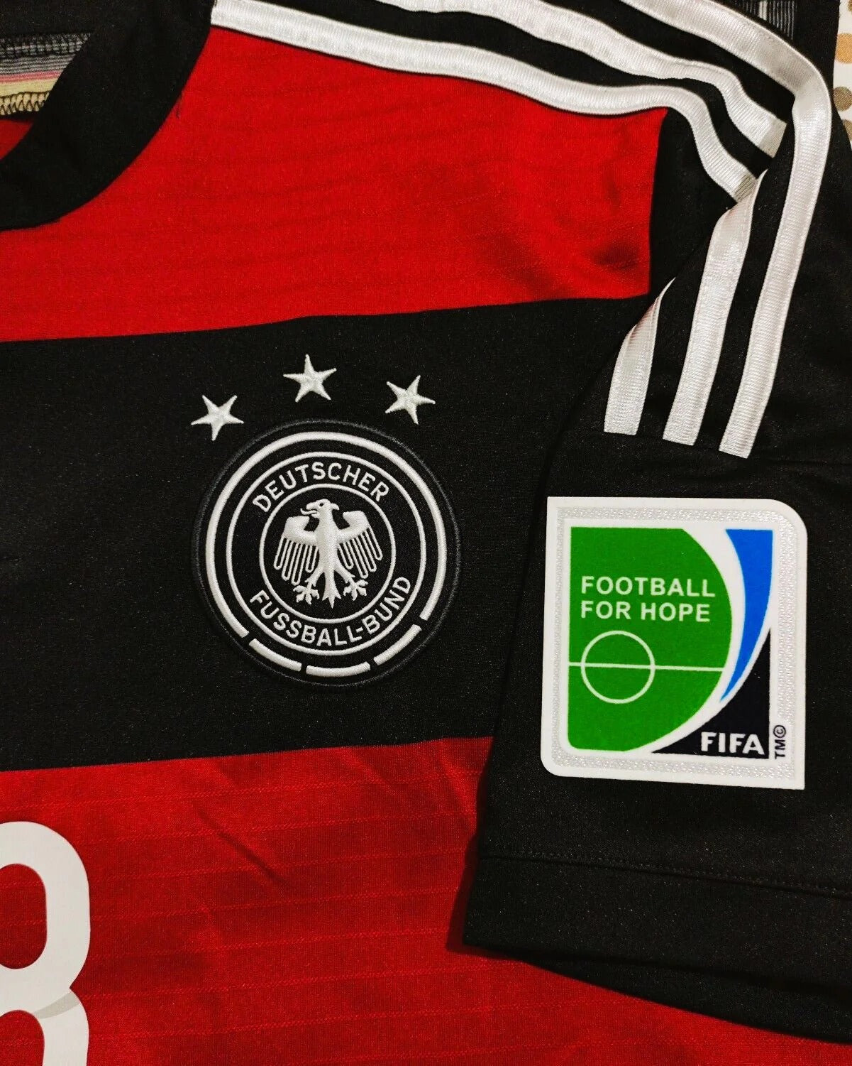 Germany 14/15 Away Retro Shirt - KROOS #18 (+Patches)