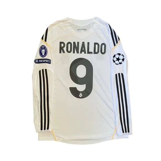 Real Madrid 2009/10 Retro Shirt - Ronaldo #9 (+Patches)